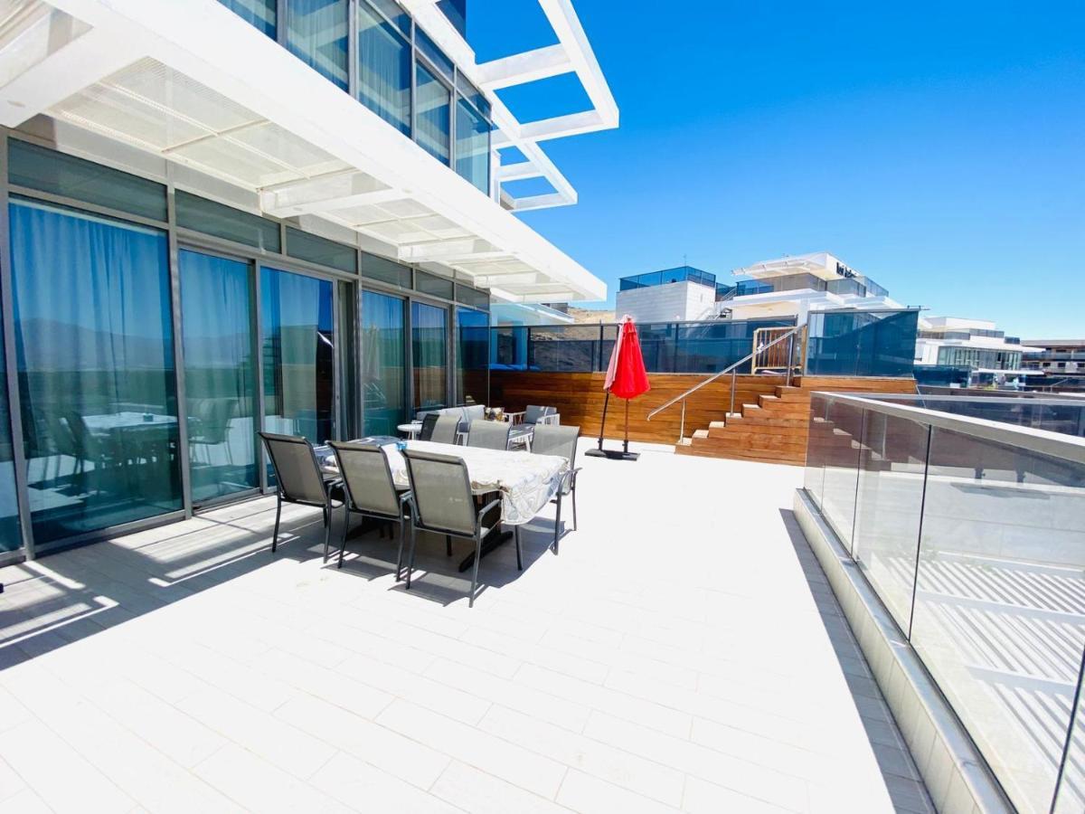 エイラートStunning Penthouse With Sea Views And Private Heated Poolアパートメント エクステリア 写真