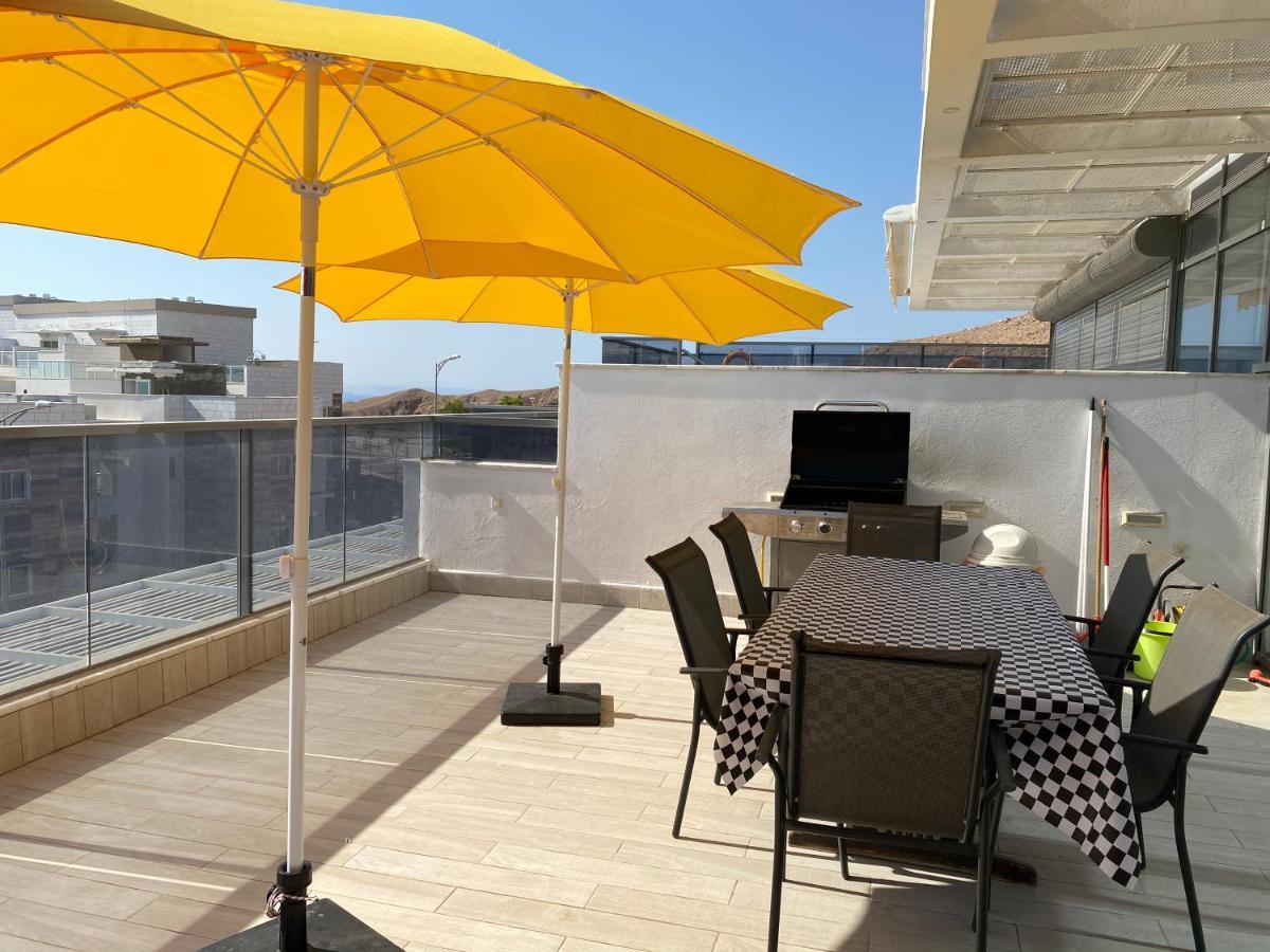 エイラートStunning Penthouse With Sea Views And Private Heated Poolアパートメント エクステリア 写真