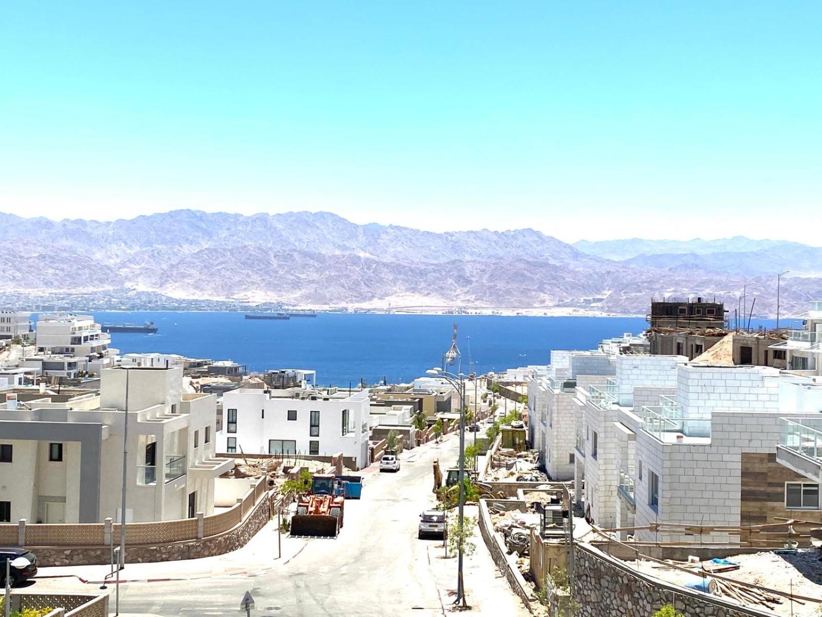 エイラートStunning Penthouse With Sea Views And Private Heated Poolアパートメント エクステリア 写真