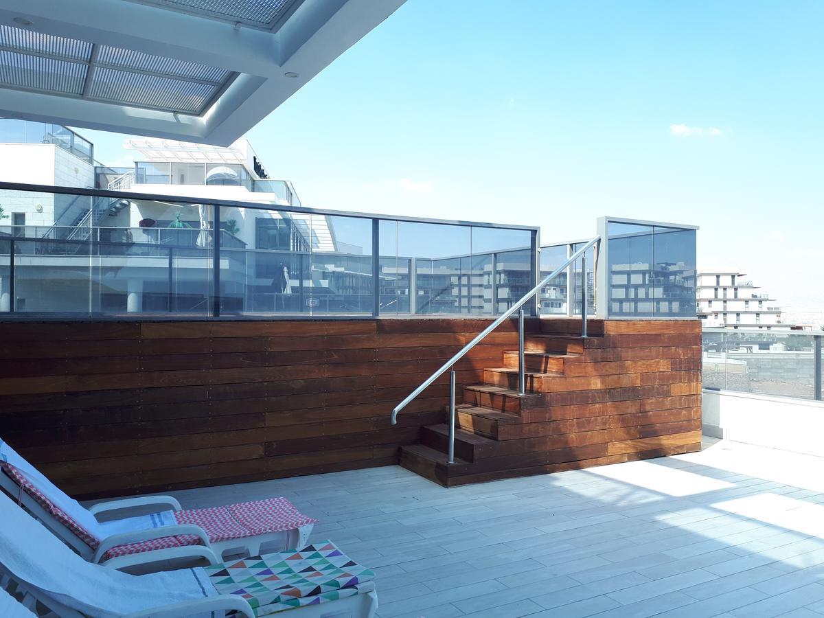 エイラートStunning Penthouse With Sea Views And Private Heated Poolアパートメント エクステリア 写真
